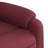 vidaXL Sill&oacute;n de masaje reclinable el&eacute;ctrico tela rojo tinto