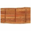 vidaXL Tablero de mesa rectangular borde natural acacia 100x60x2,5 cm