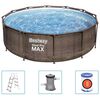 Bestway Piscina redonda acero Pro MAX Deluxe Series 366x100 cm