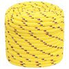 vidaXL Cuerda de barco polipropileno amarillo 16 mm 25 m