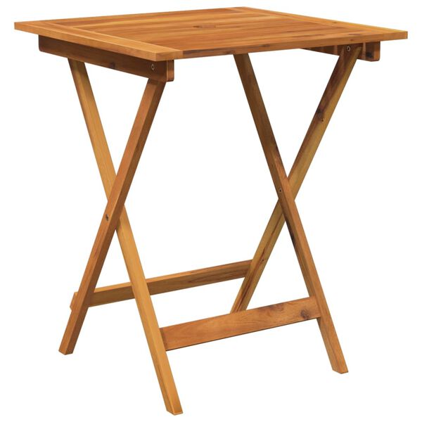 vidaXL Comedor de jard&iacute;n plegable 3 piezas madera maciza de acacia