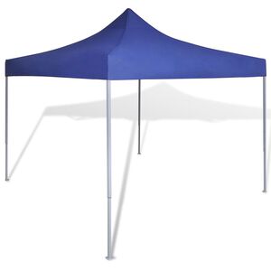 vidaXL Cenador plegable azul 3x3 m