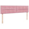 vidaXL Estructura cama otomana con colch&oacute;n terciopelo rosa 200x200 cm
