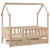 vidaXL Estructura de cama infantil con cajones madera de pino 80x170cm