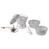Easy Camp Juego de cocina para camping Storm plateado