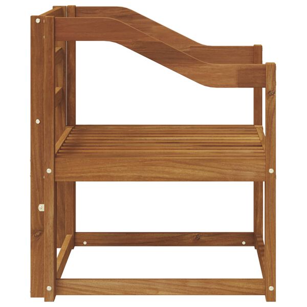 vidaXL Sof&aacute; de exterior Madera de Acacia S&oacute;lida Natural