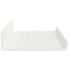 vidaXL Estante flotante 2 pcs 60 x 8,5 x 2,5 cm Acero