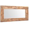 vidaXL Espejo decorativo rectangular teca 120x60 cm