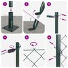 vidaXL Poste de Valla Verde 10 x 0,6 m (malla de 60 x 60 mm)