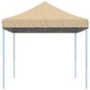 vidaXL Tienda de fiesta plegable Pop-Up beige 440x292x315 cm