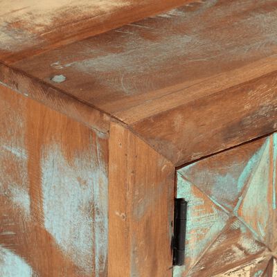 vidaXL Mueble de TV madera maciza reciclada 112x30x45 cm