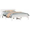 vidaXL Estructura de cama 140 x 200 cm Madera de pino macizo