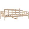 vidaXL Sofá cama con cajones madera maciza de pino 90x190 cm