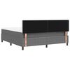 vidaXL Cama tipo Box Spring Gris claro y . 180 x 200 cm Tela de Pana