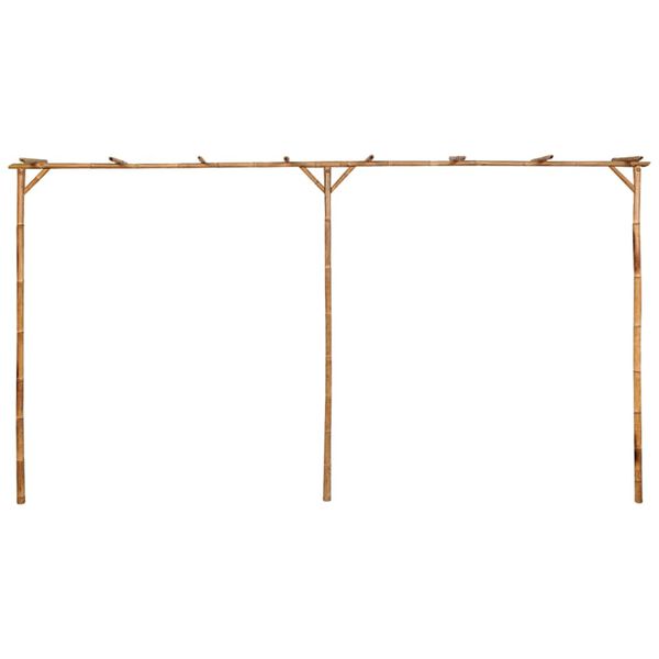 vidaXL P&eacute;rgola de bamb&uacute; 385x40x205 cm