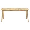 vidaXL Mesa de comedor de madera maciza de mango 180x90x76 cm