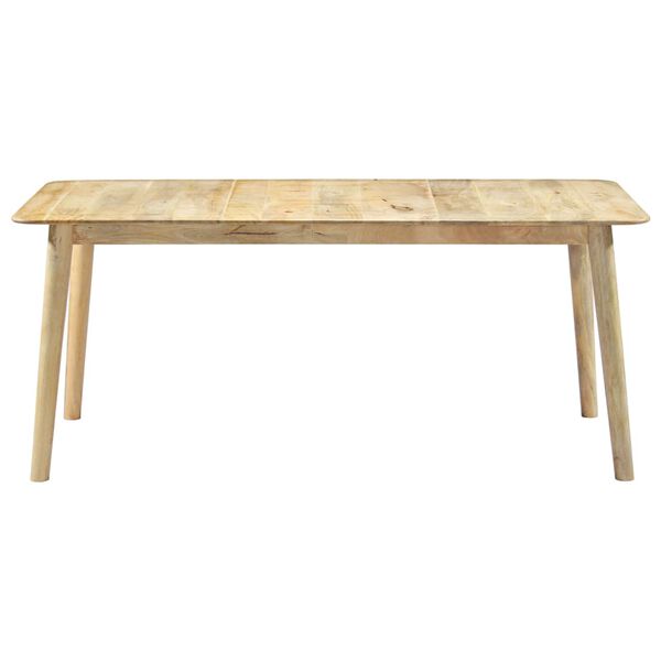 vidaXL Mesa de comedor de madera maciza de mango 180x90x76 cm