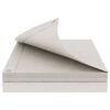 vidaXL Lona con ojales Blanco 8 x 8 m 180 gsm PE