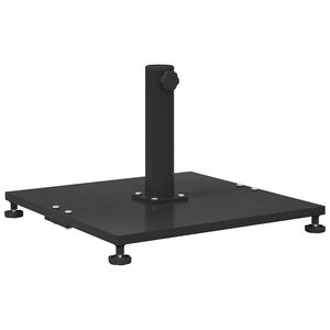 vidaXL Base para sombrilla 25.95 kg Negro Cuadrado