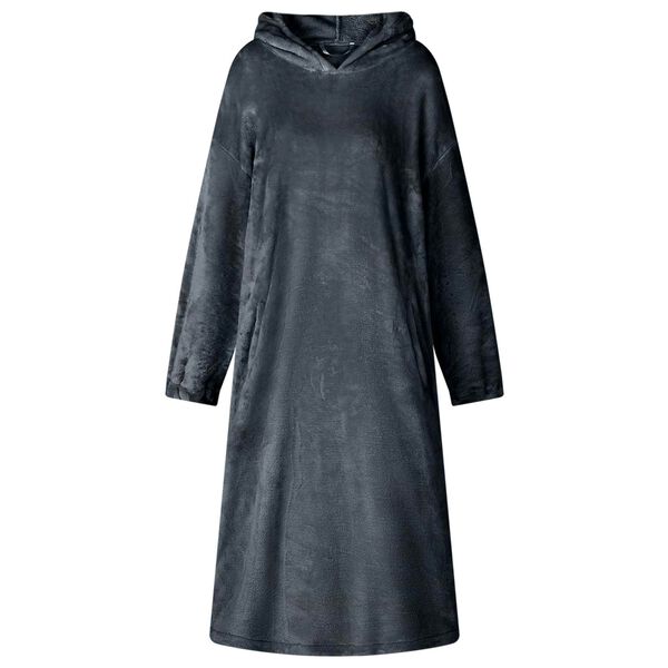 vidaXL Sudadera manta Azul marino l Franela