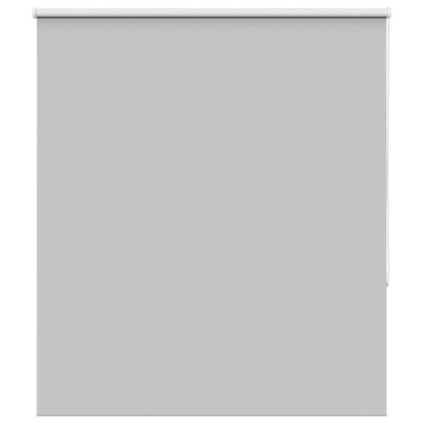 vidaXL Estor Enrollable Opaco gris claro 130x150 cm Tela Ancho 126,6cm