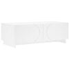 vidaXL Mesa de centro Blanco 102 x 50,5 x 35 cm Madera de ingenier&iacute;a