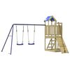 vidaXL Parque infantil de exterior madera de pino impregnada