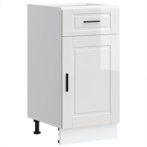 vidaXL Mueble bajo de cocina&nbsp;porto alto brillo blanco