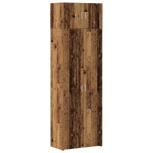 vidaXL Armario de almacenamiento 3 pcs Madera vieja