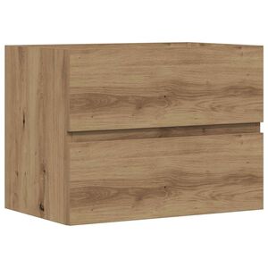 vidaXL Mueble de ba&ntilde;o madera de ingenier&iacute;a roble artisan 60x38,5x45 cm