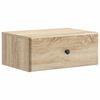 vidaXL Mesita de Noche de Pared Roble Sonoma 49 x 34,5 x 20 cm