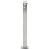 vidaXL Columna de agua de jardín acero inoxidable cuadrada 95 cm