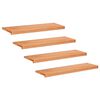 vidaXL Alfombras para escalones 4 uds. 100 x 25 x 2 cm Barniz