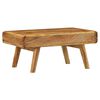 vidaXL Mesa de centro de madera maciza de mango 90x50x40 cm