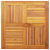 vidaXL Tablero de mesa cuadrado madera maciza de acacia 70x70x2 cm