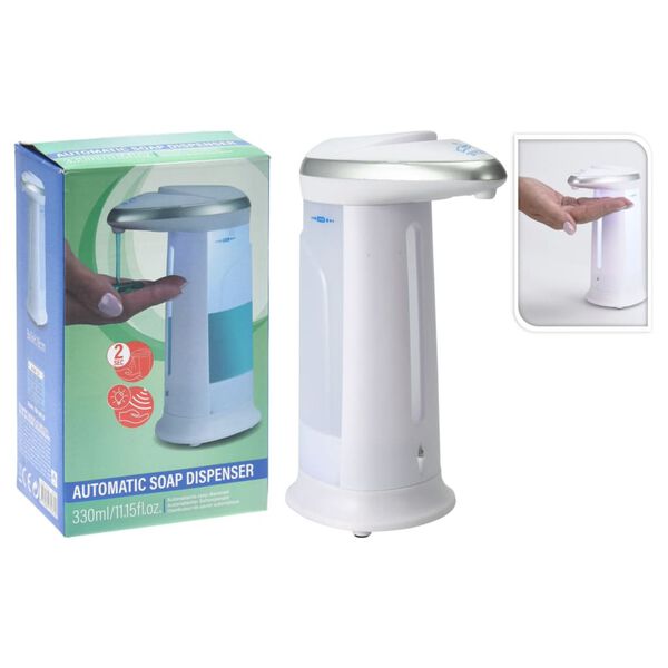 Excellent Houseware Dosificador autom&aacute;tico de jab&oacute;n con sensor 330 ml