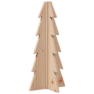 vidaXL &Aacute;rbol de Navidad de madera de adorno madera maciza pino 49 cm