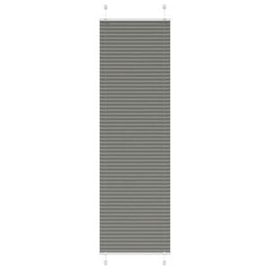 vidaXL Estor Plisado Antracita 60x200 cm Tela Ancho 59,4 cm Poli&eacute;ster