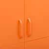 vidaXL Armario de acero naranja 90x50x180 cm