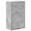 vidaXL Gabinete de Ba&ntilde;o con puerta Gris Concreto 39 x 23,5 x 65 cm