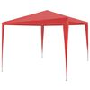 vidaXL Carpa de Fiesta Rojo 300 x 300 x 255 cm PE y acero