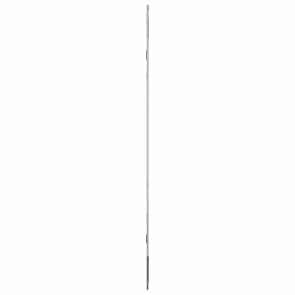 vidaXL Espejo de pared ovalado plateado 90x40 cm