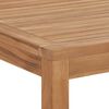 vidaXL Mesa de comedor de jardín madera maciza de teca 180x90x77 cm