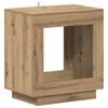 vidaXL Mesa lateral Roble artisan 60 x 40 x 65 cm Madera de ingenier&iacute;a