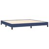vidaXL Cama sin colch&oacute;n tela azul 200x200 cm