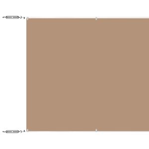 vidaXL Toldo vertical tela oxford gris taup&eacute; 60x1200 cm