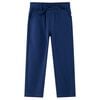 vidaXL Pantalones infantiles con cord&oacute;n azul marino 104