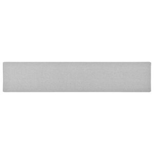 vidaXL Alfombra de pasillo gris claro 50x250 cm