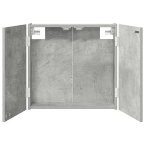 vidaXL Armario para dianas Gris Hormig&oacute;n 56 x 12 x 53,5 cm
