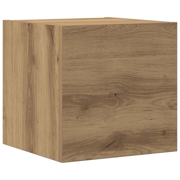 vidaXL Mueble para TV de pared madera contrachapada artesanal 5 piezas